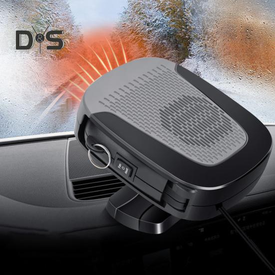 Car Heater Fan Defroster 12V Portable Windshield Defogger Fast Heating with Igniter Port Overheating Protection Low Noise Compact Cooling Fans for