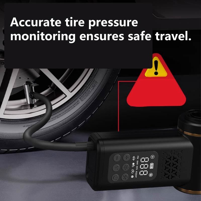 Electric USB Wireless Multi-functional Vacuum Inflator Pump Quick Air Compressor 150psi Portable Self-checking Tire Pressure