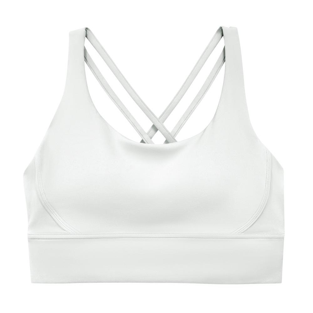 Double-Sided Criss-Cross Shockproof Sports Bra - Cloud-Like Yoga Fitness Top