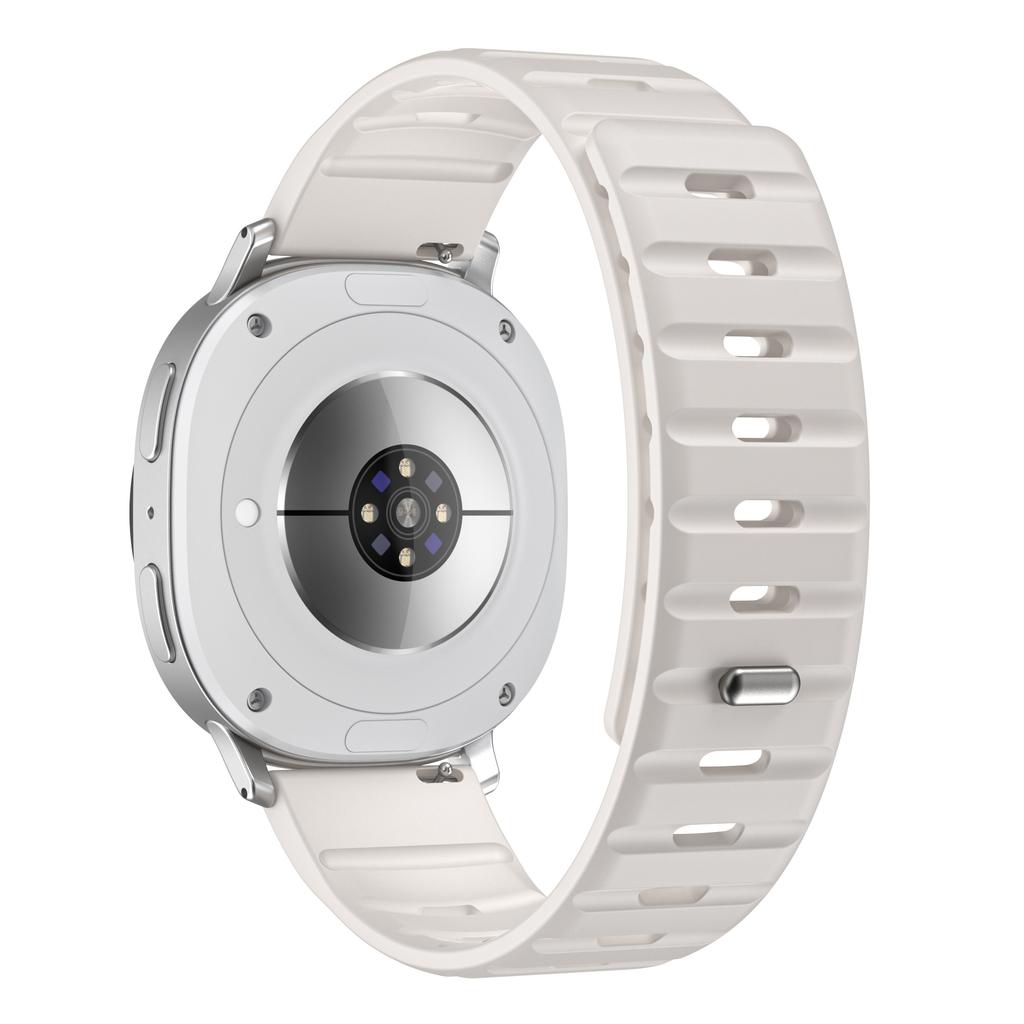 Magnetic Band for Samsung Galaxy Watch8 Classic 46mm/Watch8 44mm/40mm Silicone Breathable Watch Strap