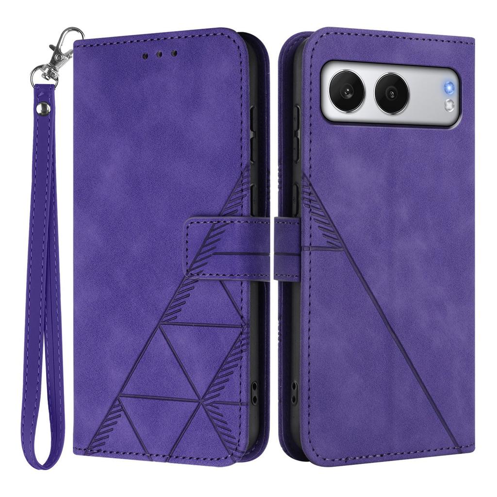 For OnePlus Nord 4 Leather Case with Hand Strap Wallet Stand Phone Cover