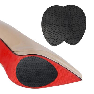 Rutschfeste Vorfuß- und Ferseneinlagen: Selbstklebende, stoßdämpfende, verschleißfeste Aufkleber mit Wasserwellen-Muster für High Heels.