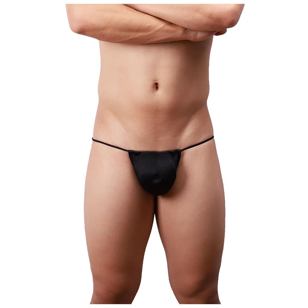 Men Sexy Underwear Shorts Solid Underpants Pouch Soft Cotton Briefs Panties