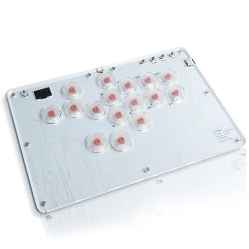 

Контроллер без рычага Akecon 16 кнопок, тонкий, низкий, профессиональный, подставка под колено, без задержки T16 для самостоятельной горячей замены, шаблон настройки верхней платы, широкая верхняя плата