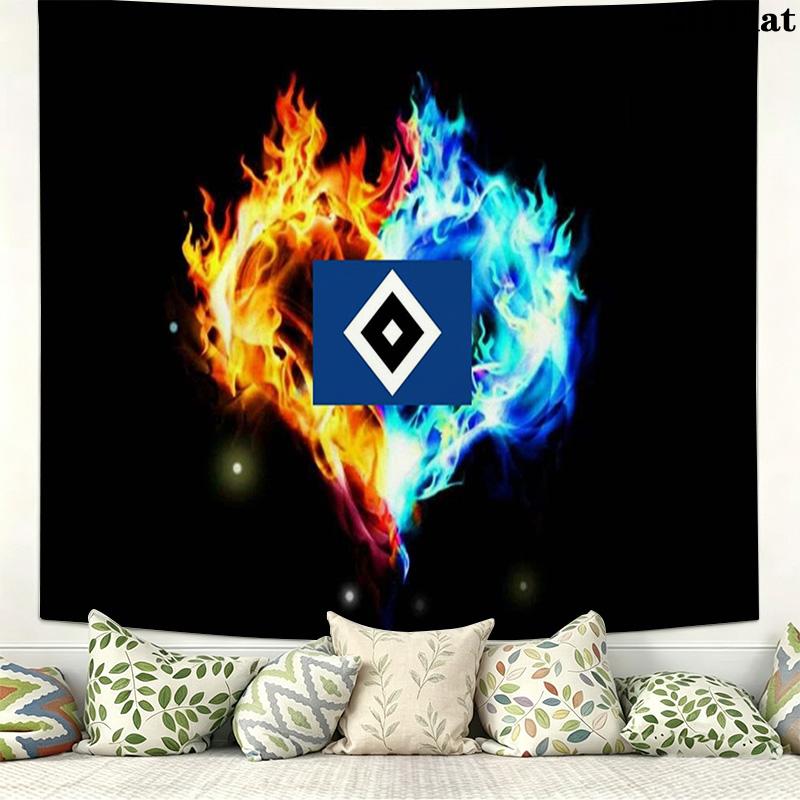 Hsv bilder Wall Tapestry Aesthetic Wall Hanging Printed Fabric Blanket Decorative Tapestries for Bedroom Living Room Home Decor