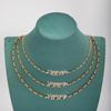 Light Luxury Stainless Steel Square Box Chain Necklace: Versatile, Simple, Fashionable