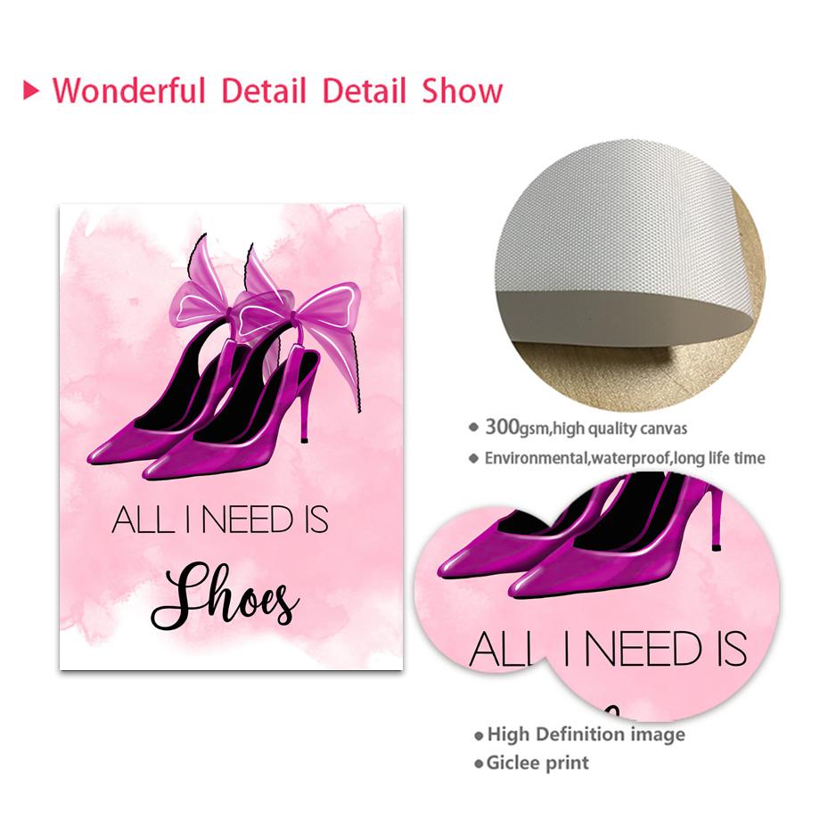 Makeup Brushes Perfume Eyebrows Eyelashes Wall Art Canvas Painting Nordic Posters And Prints Wall Pictures For Living Room Decor
