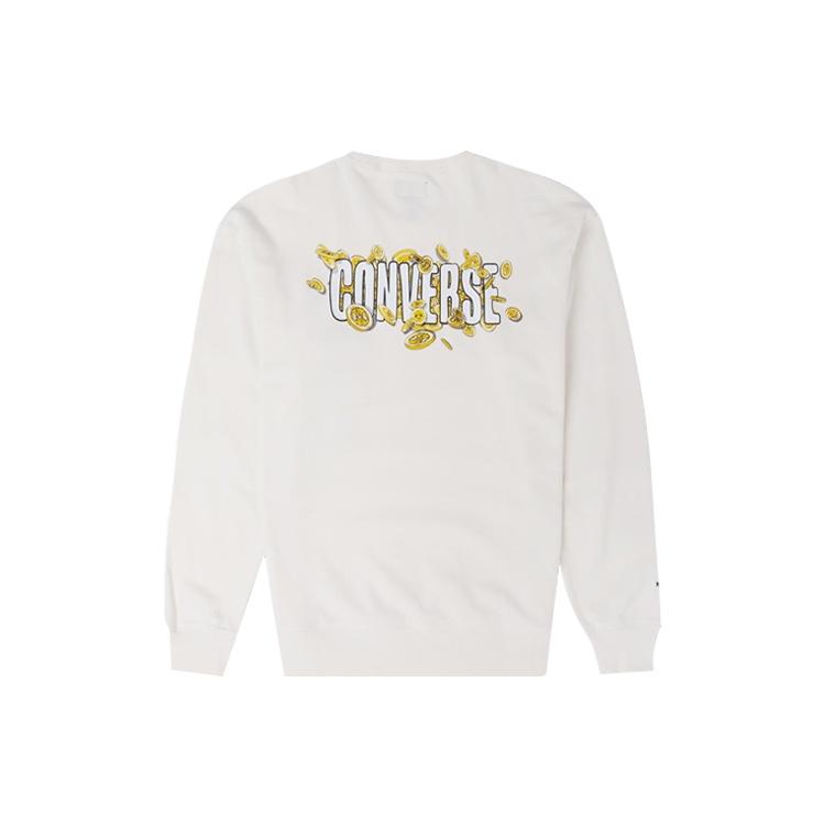 Converse YOTR Graphic Crew Asia Sizing Egret Men s 10025505-A01 L