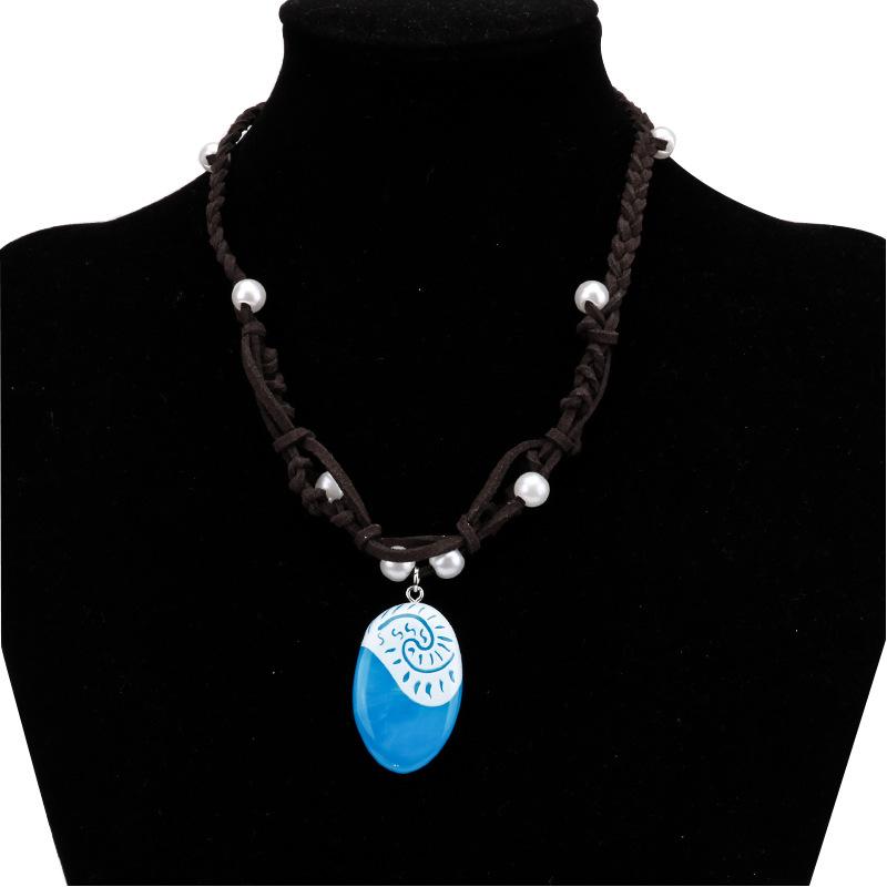 Collana Semplice Vintage Principessa Moana Moana Seconda Generazione Collana Geometrica Vuota Annodata