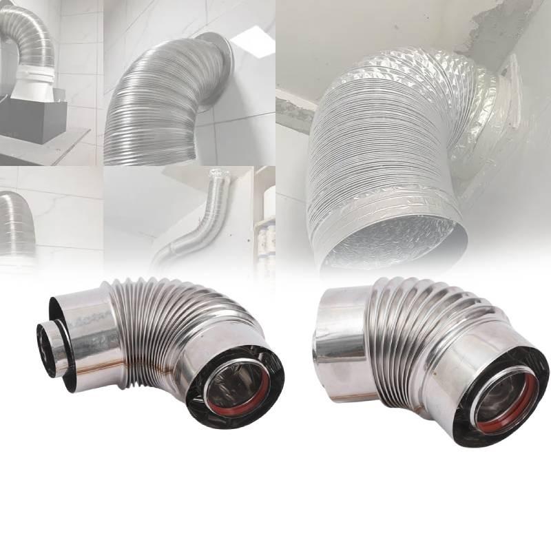 Țeavă de Eșapament Telescopică din Oțel Inoxidabil Ventilație Bucătărie Eșapament Îngroșat