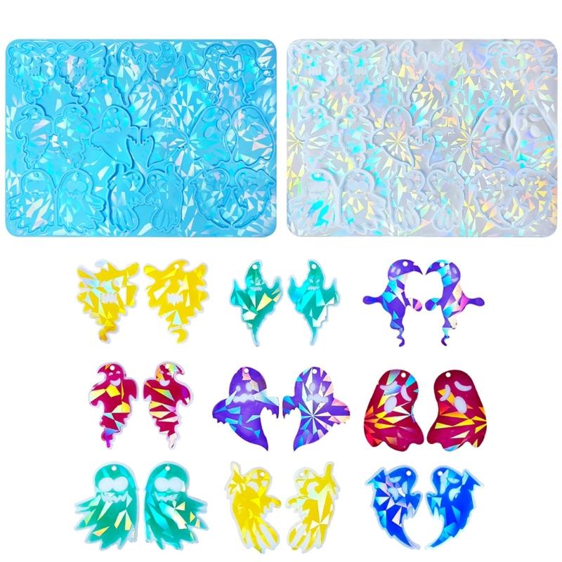 Epoxy Resin Specter Pendant Moulds Creative Specter Silicone Earrings Charm Mold for Jewelry Designers and Lovers