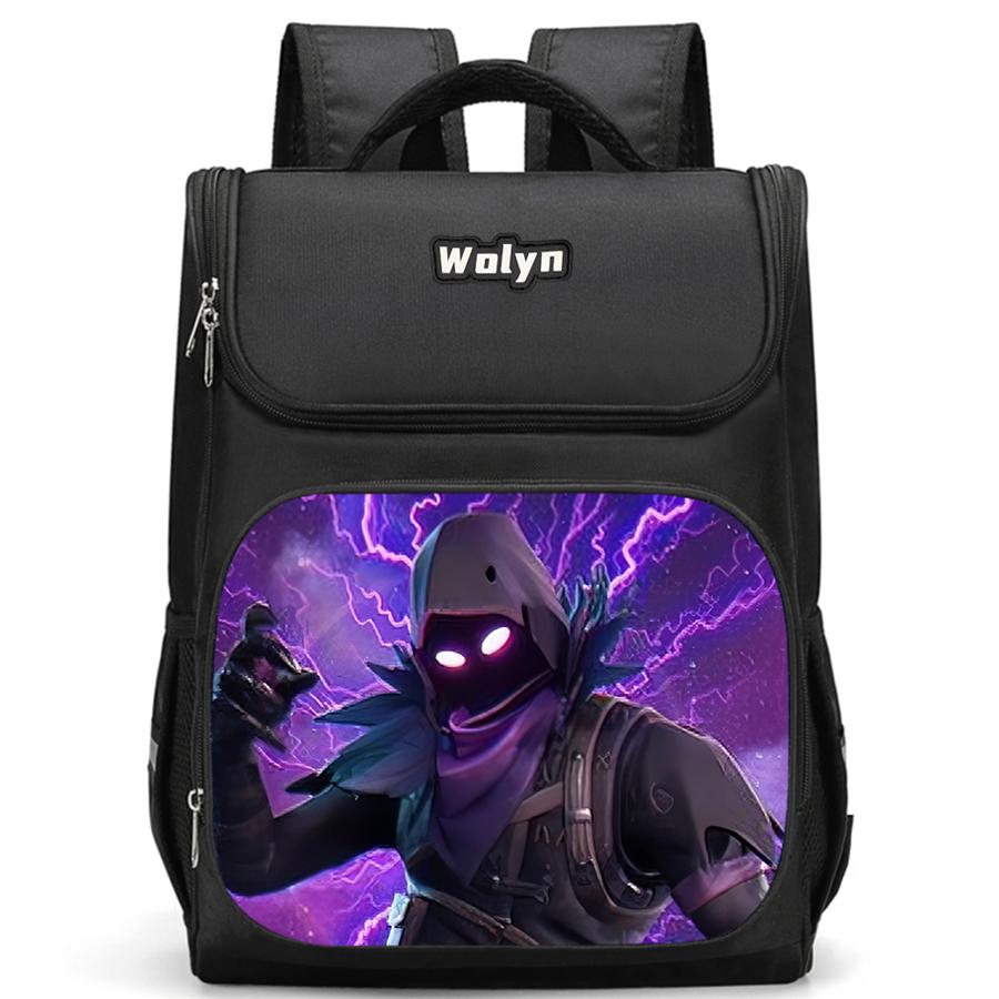 Fortnite Roomy Animated School Daily Pack with Multiple Compartments, Durable Children Backpack for Boys & Girls Ages 6-10