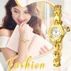 Cute and Stylish Bracelet Heart Analog Display Waterproof Quartz Fashion Watch In Gold Perfect Gift for Day Women's Watch - Birthdays, Anniversaries,