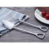 Stainless Steel Fork Spoon Set Long Handle Kitchen Cutlery Set For Dinner Travel