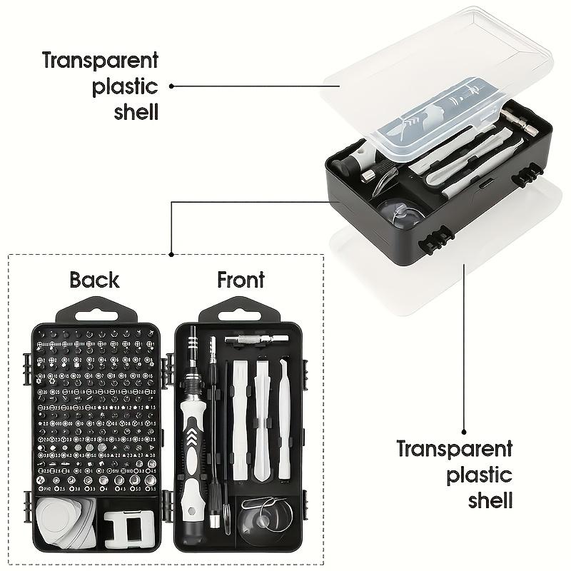 115 in 1 Kleines Präzisionsschraubendreher-Set, Werkzeuggeschenke für Männer Papa Ihn, für Elektronik, PC, Laptop, Brillen, Juweliere, Tür & Stuhl