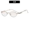 Rennes jennie retro oval frame diamond-encrusted glasses female no-makeup artifact mirror flat mirror frame tide