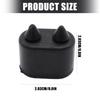 Weatherproof Vehicle Door Cushions Anti Rattle Design Easy Snap On Mounting Plastic Door Hinge Protector 4pcs for Vehicle
