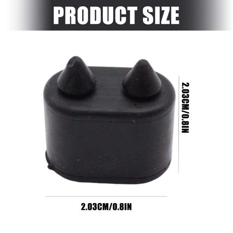 Weatherproof Vehicle Door Cushions Anti Rattle Design Easy Snap On Mounting Plastic Door Hinge Protector 4pcs for Vehicle