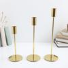 Retro Nordic-Style Wrought Iron European Candlestick for Christmas and Weddings