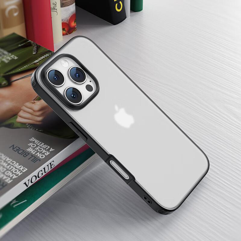 IPhone 16 Pro Max Case, Matte Armor Ultra-Thin Shockproof Protective Cover for Apple IPhone 16 Pro Max, Premium Gray