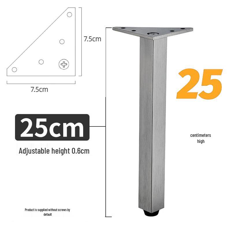 Triangular Aluminum Alloy Adjustable Sofa and Cabinet Legs