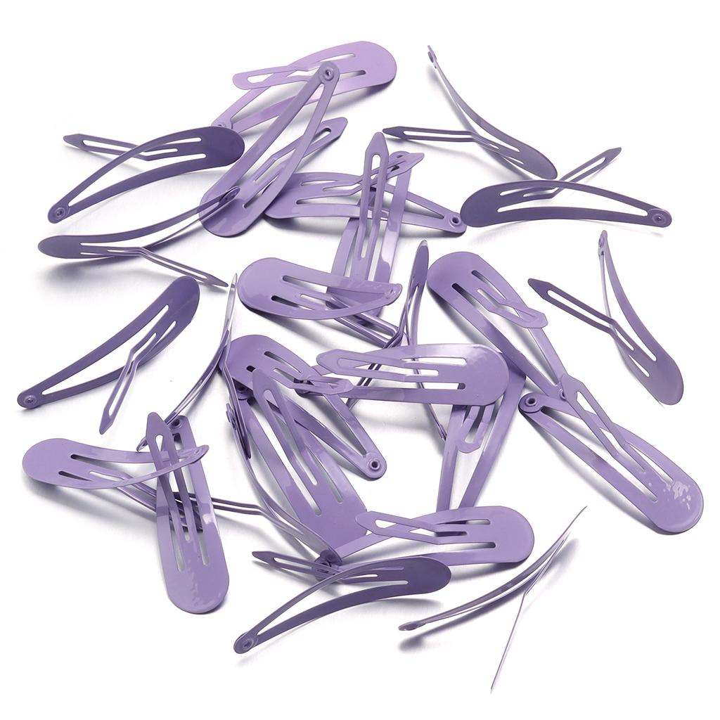 50Pcs Solid Colors BB Hairclips Girls Y2K Cute Small Barrettes Women Simple Metal Snap Clip Headdress Children Hair Accessories