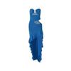 Fashion Style Women's Clothing 2024 Summer New Sexy Tube Top Irregular Slit Dress Export Women