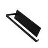 Paper Towel Shelf Magnet Roll Hanger for Kitchen Food Wrap Bathroom Tissue No Drill Installation Black Magnet Absorption