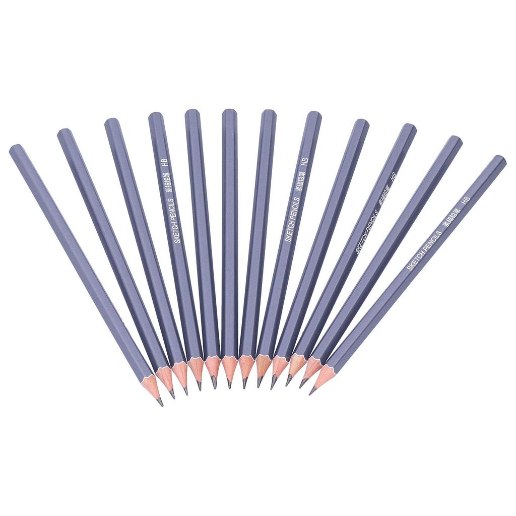 12 Stück Graphitstifte Harte Professionelle Stifte Zeichenset zum Skizzieren Graffiti Design