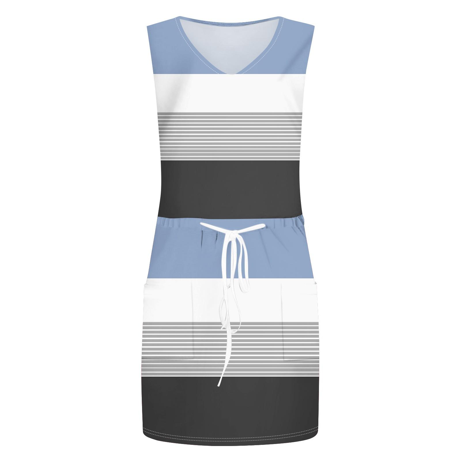 Платье без рукавов для женщин. Женское летнее повседневное платье с принтом. Платье — фото 3