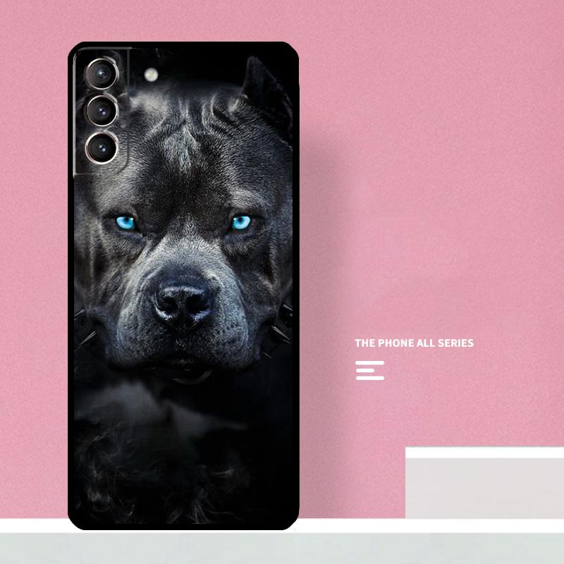 Pit Bull Lovely Dog Pitbull Phone Case For Samsung Galaxy S23 Ultra Plus S21 S22 Ultra S20 FE S9 S10 Note 10 20 Ultra