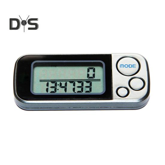 Walking 3D Pedometer with Clip And Lanyard 30 Days Memory Simple Step Counter with LCD Display Accurate Activities Fitness Tracker for Men Women