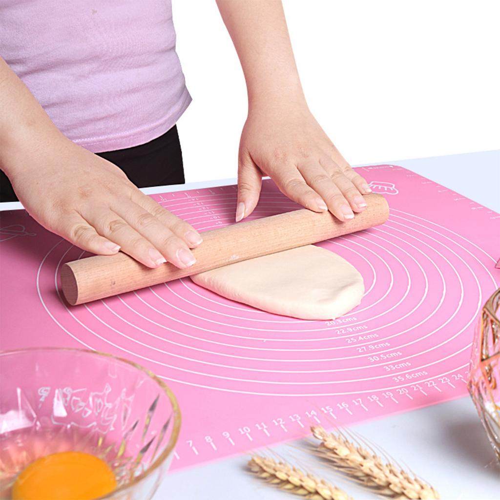 Food Silicone Mat Fondant Place Mat Kneading Dough Mat Rolling Dough With Scale Software Chopping Board Table Tool