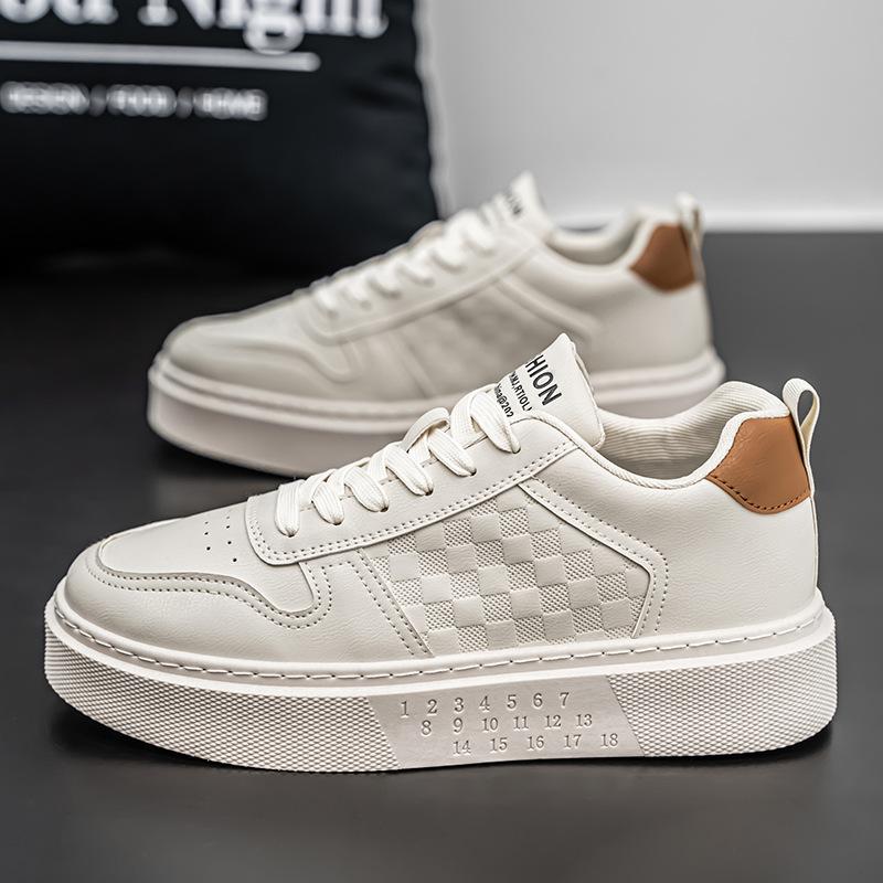 

Men s shoes summer breathable trend casual board shoes men s senior sense 2024 new sports little white tide shoes little white shoes 44 бежевий