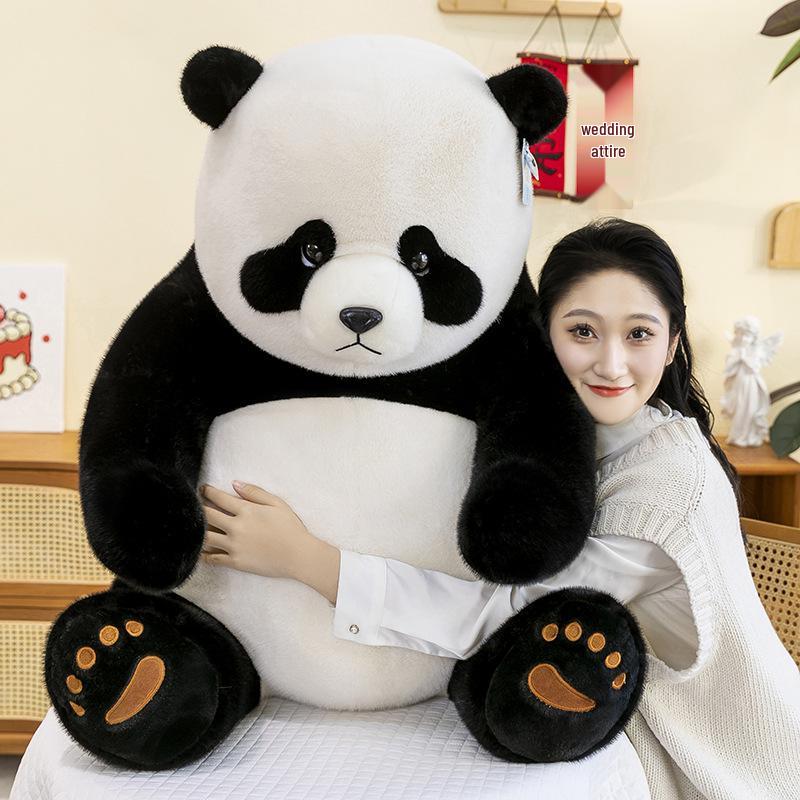 

Плюшевая игрушка Панда Белый медведь - Тряпичная кукла для детей, Подарок из бутика Зоопарка 25 cm [0.26 kg]