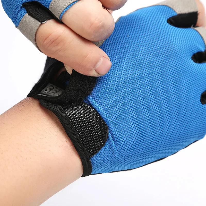 Outdoor Sports Gym Fitness Breathable Non Slip Men's and Women's Half Fingered Gloves Summer Fishing Bicycle Fingerless Gloves