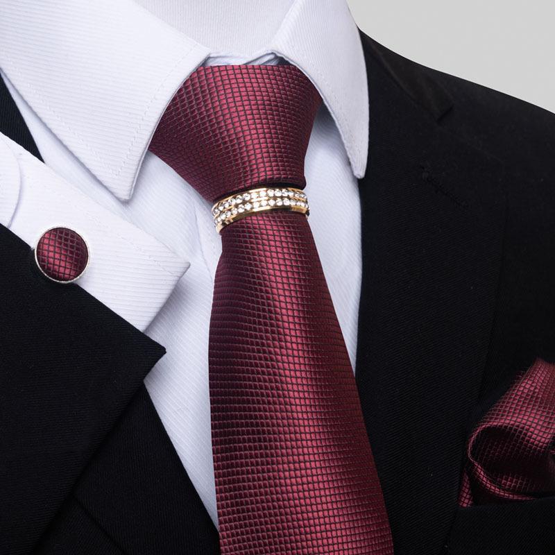 Direct Supply New Plaid Striped Flower Multicolor Men'S Tie Set