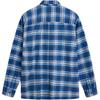 Vans Montwood Cotton Loose Soft Flannel Zip Long Sleeve Shirt Men Shirts Blue VN000HNNY8S