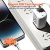 Six-Port QC3.0 30W Charger with EU/US/UK Plug for Fast Mobile Charging