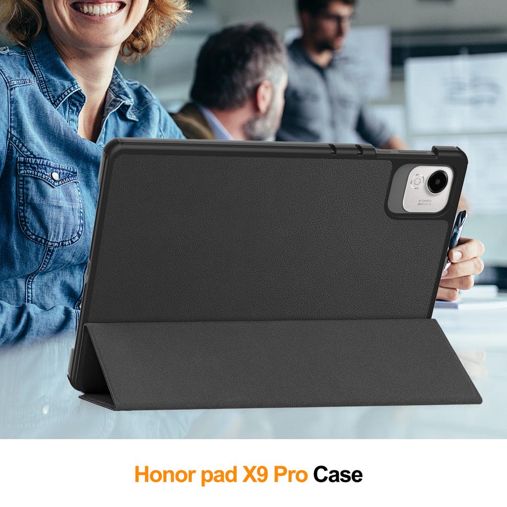 For Honor Pad X9a Case Anti-Drop Leather Stand Tablet Cover