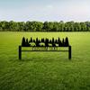 Exclusive Handmade Custom Bear Family Metal Yard Sign Floor Mounted for Home Garden Patio Pathway Decor No Electricity Required