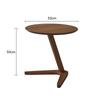 Nordic Style Solid Wood Side Table Sofa Side Table Living Room Small Coffee Table for Small Spaces Bedroom Rustic Walnut