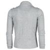 Men's Solid-Color Stand-Collar Sweatshirt for Spring/Fall Youth-Style Design, Long-Sleeve Slim Fit Oversized Top