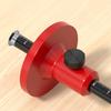Woodworking Scriber with Dual Scale Adjustable Mortise Marker Aluminum Alloy Wear-resistant Scriber for Precision Marking