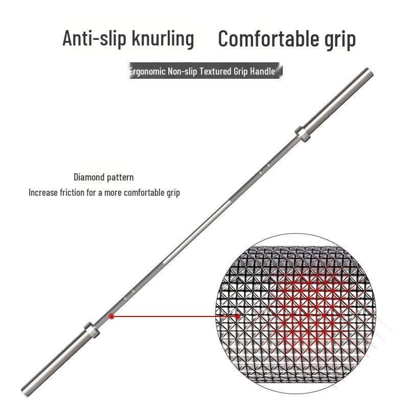 YXJ 2.2m Olympic Straight Barbell Bar