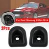 Ford Mustang 2005-2014 için Çift Kapı Kilit Düğmesi Grommet Çerçeve Kapağı Siyah LH ve RH
