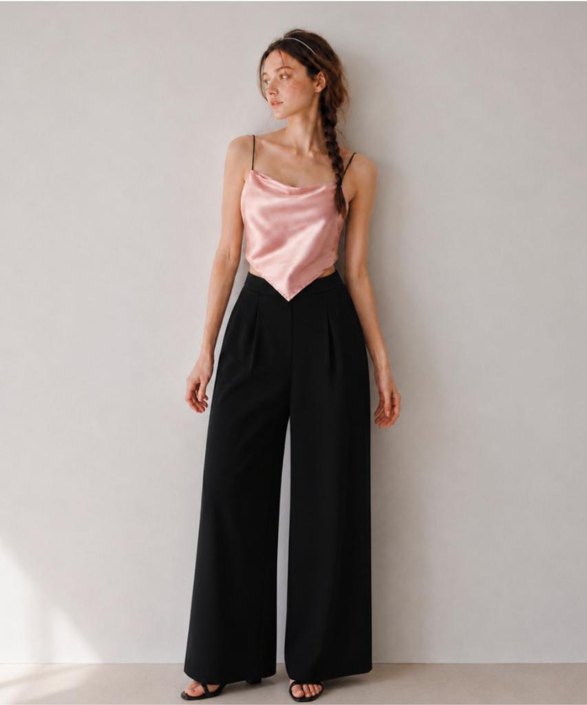 BLACRUSH Ice Cooling Wide Pants / Black