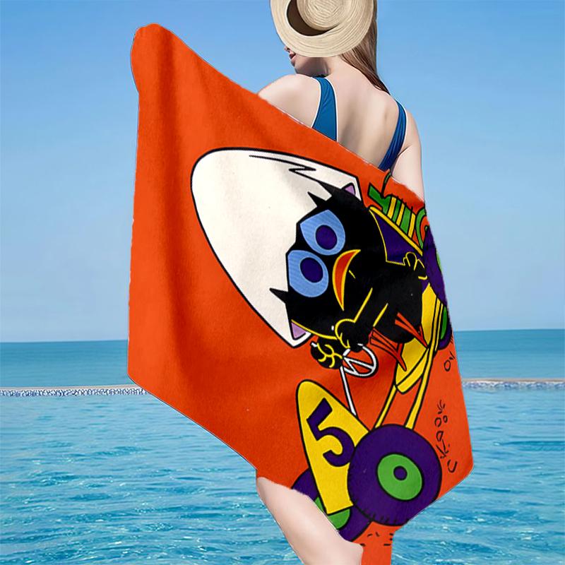 Cali-mero Cozy Night Beach Towel, Super Soft Microfiber, Gift for Her/Him, Birthday, for Pool, Beach, Travel, Home Decor Fan gifts