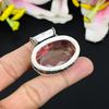 Pink Kunzite Gemstone Handmade 925 Steling Silver Jewelry Pendant 1.38" KG-324