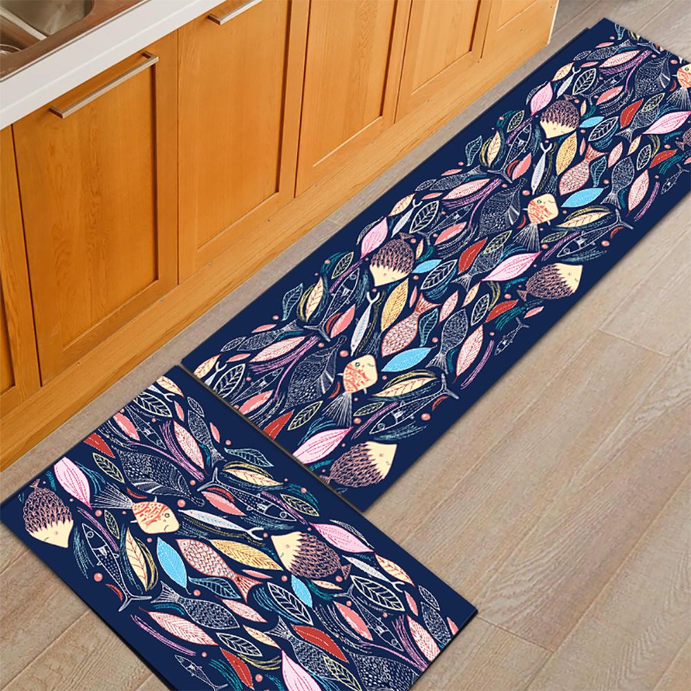 Модный текстильный кухонный коврик — фото 8